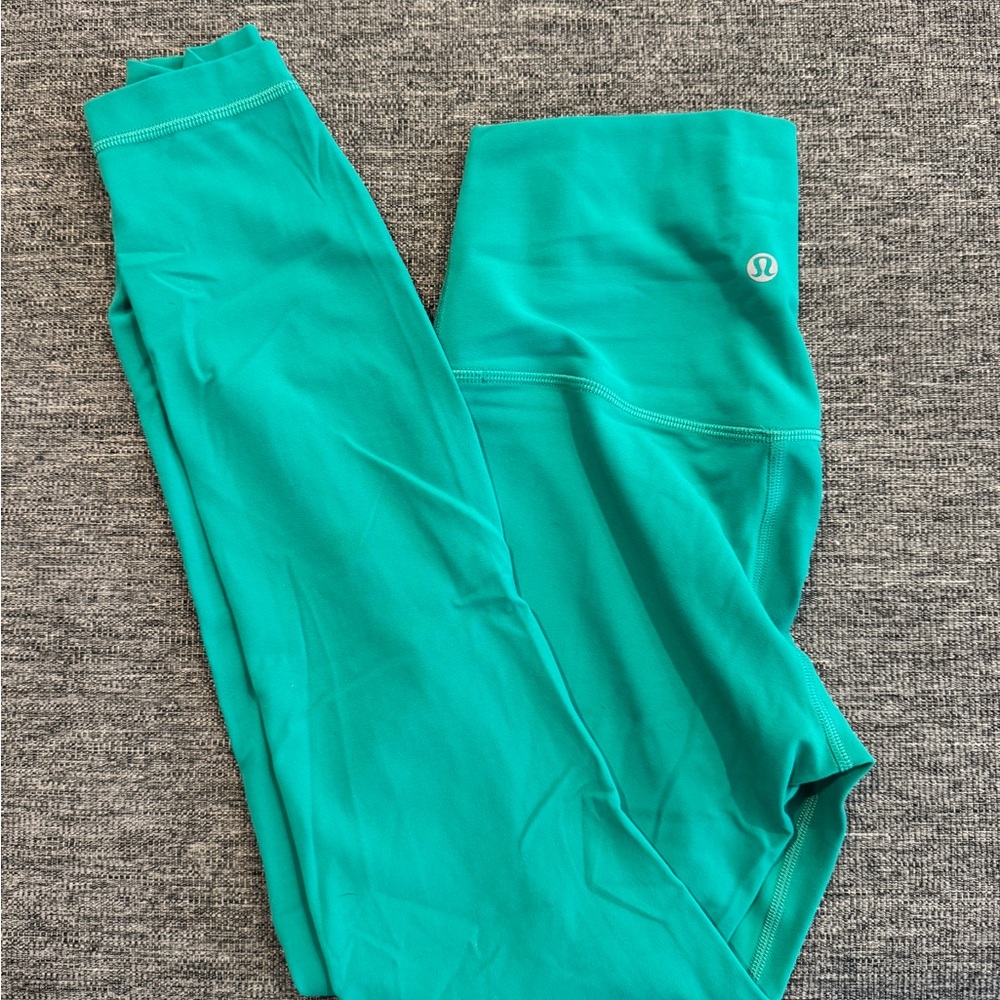 Lululemon Align Leggings 25” Maldives green